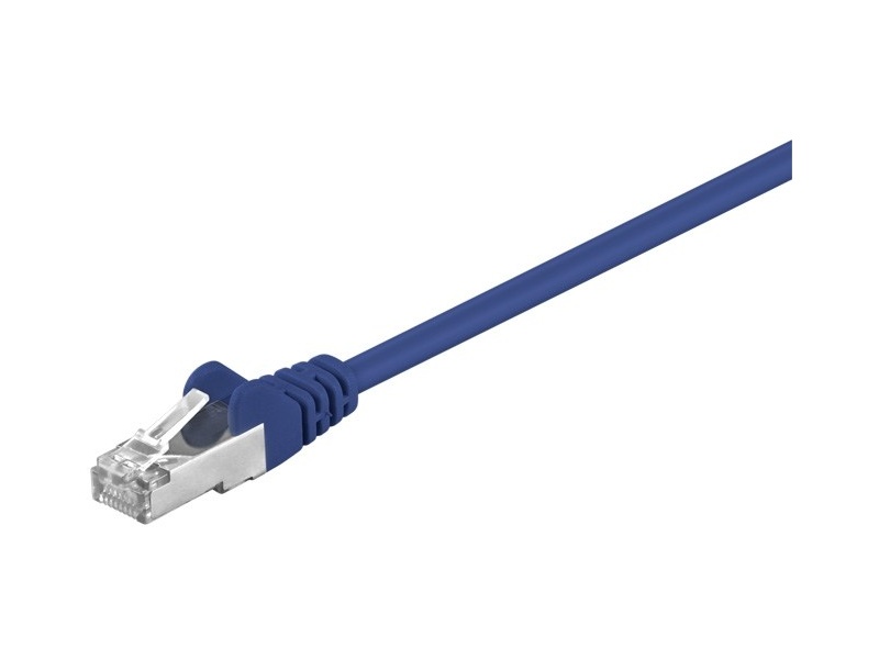 Kabel Patchcord CAT 5e F/UTP RJ45/RJ45 0,5m niebieski