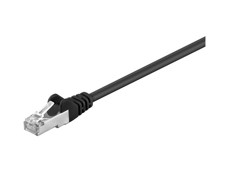 Kabel Patchcord CAT 5e F/UTP RJ45/RJ45 0,5m czarny