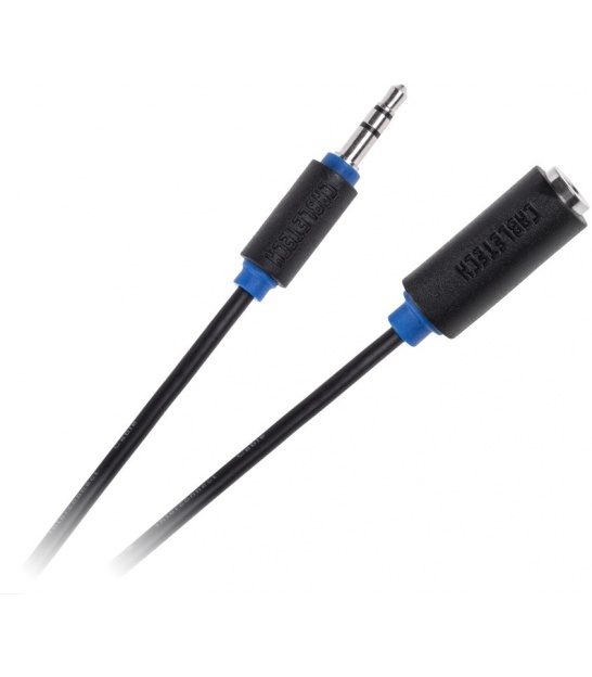 Kabel JACK 3.5 wtyk-gniazdo 1.8m Cabletech standard