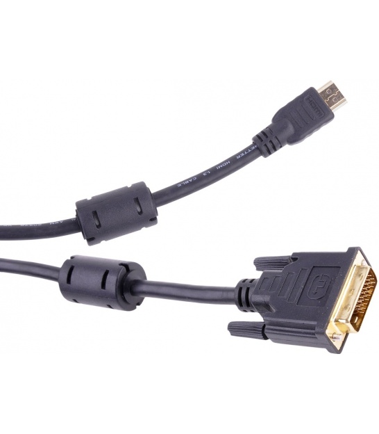 Kabel DVI-HDMI 10m  GOLD v1.3b