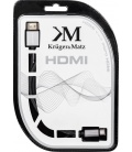 Kabel HDMI - micro HDMI wtyk-wtyk (A-D)  3.0m Kruger&amp,Matz