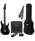 Gitara elektryczna Harley Benton RG-Junior BK + akcesoria
