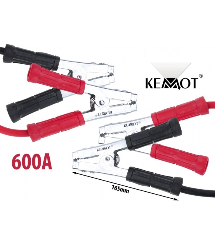 Solidne kable rozruchowe 600A 4m marki KEMOT
