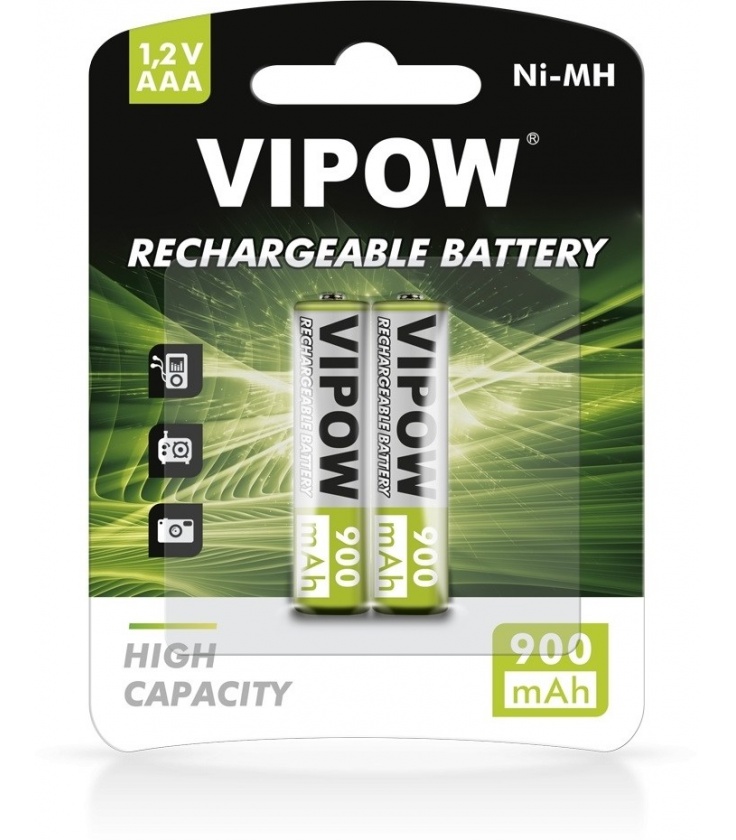 Akumulatorki VIPOW HR03 900 mAh Ni-MH 2szt/bl