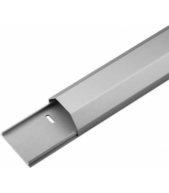 Aluminium-Kabelkanal 1,1m 50 mm silber