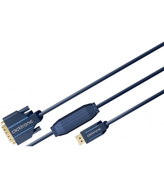 Kabel DisplayPort / DVI 3m Clicktronic