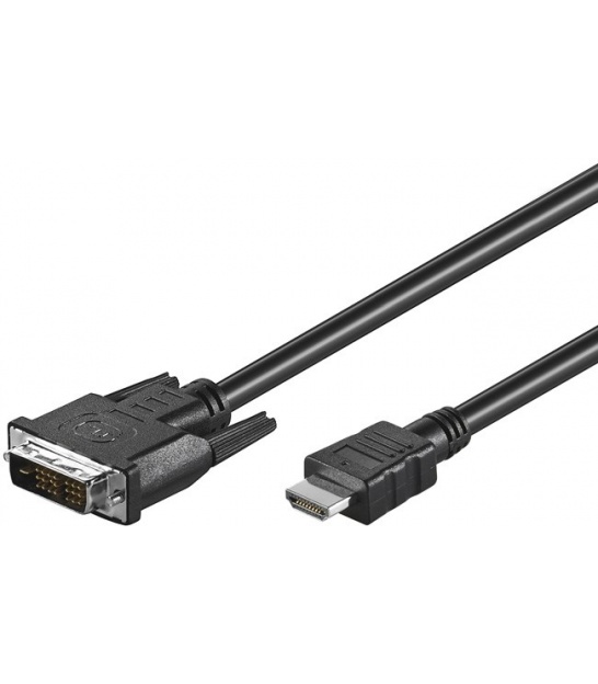 Kabel HDMI/DVI-D, nikiel