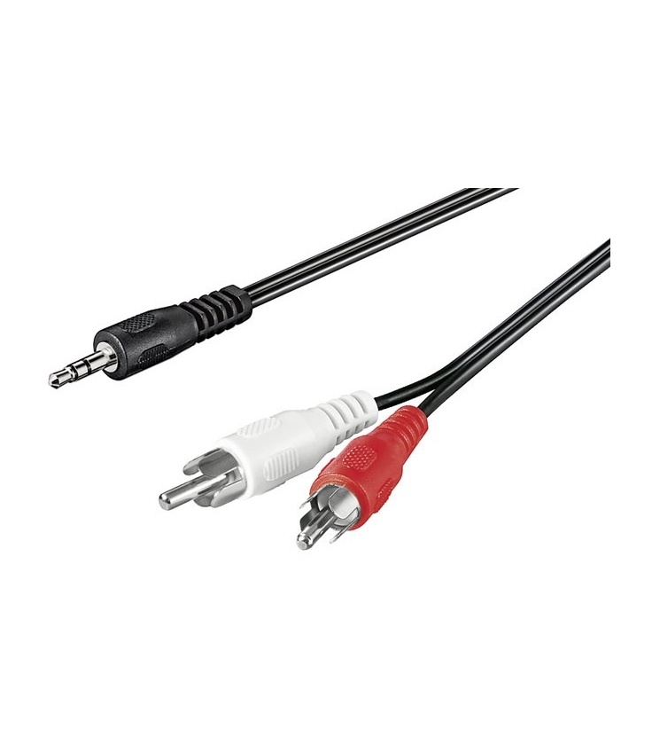 Kabel przejściowy jack Cinch (RCA) 3,5 mm HQ