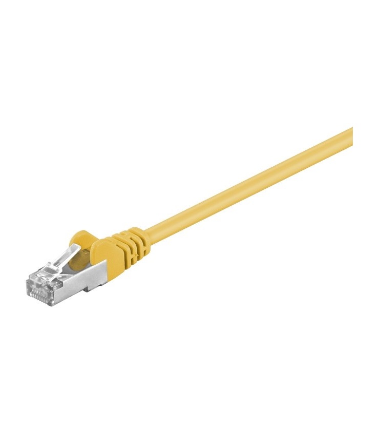 Kabel Patchcord CAT 5e F/UTP RJ45/RJ45 0,5m żółty