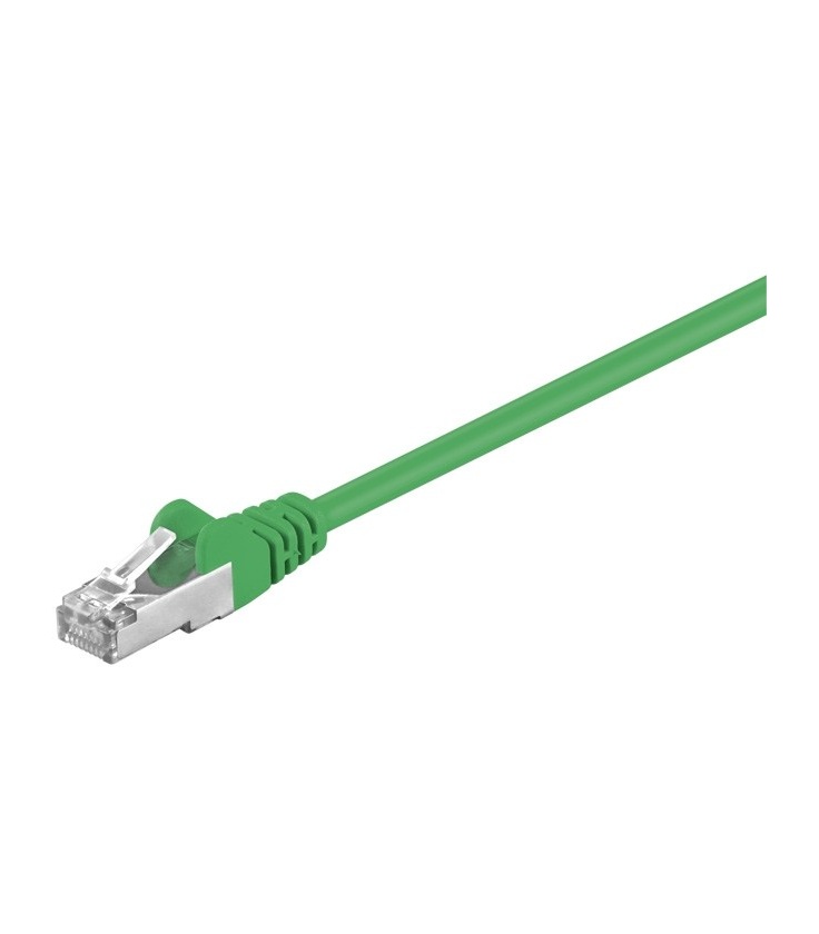Kabel Patchcord CAT 5e SF/UTP RJ45/RJ45 0,5m zielony