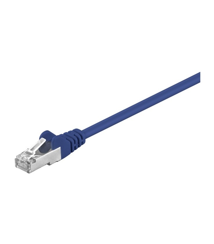 Kabel Patchcord CAT 5e SF/UTP RJ45/RJ45 0,5m niebieski