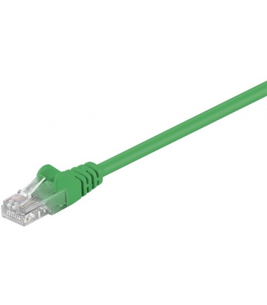 Kabel Patchcord CAT 5e U/UTP RJ45/RJ45 0,5m zielony