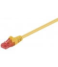 Kabel Patchcord CAT 6 U/UTP RJ45/RJ45 0.50m żółty