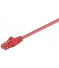 Kabel Patchcord CAT 6 U/UTP RJ45/RJ45 0.50m czerwony