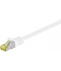 Kabel Patchcord CAT 7 S/FTP PIMF (z wtykami CAT 6a RJ45/RJ45) 30m biały