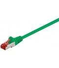 Kabel Patchcord CAT 6 S/FTP PIMF RJ45/RJ45 0.25m zielony