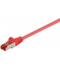 Kabel Patchcord CAT 6 S/FTP PIMF RJ45/RJ45 0.25m czerwony
