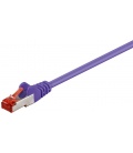 Kabel Patchcord CAT 6 S/FTP PIMF RJ45/RJ45 0.25m fioletowy