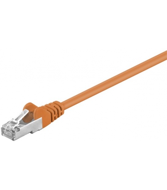 Kabel Patchcord CAT 5e F/UTP RJ45/RJ45 0,5m pomarańczowy