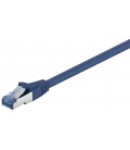 Kabel Patchcord CAT 6a S/FTP PIMF RJ45/RJ45 10m niebieski