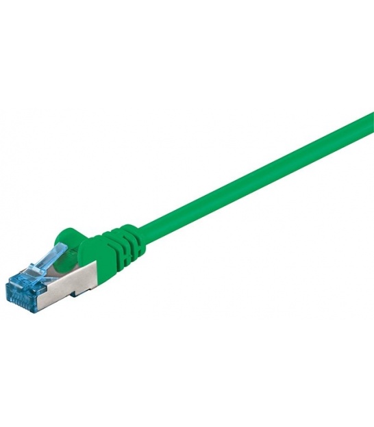 Kabel Patchcord CAT 6a S/FTP PIMF RJ45/RJ45 7.5m zielony