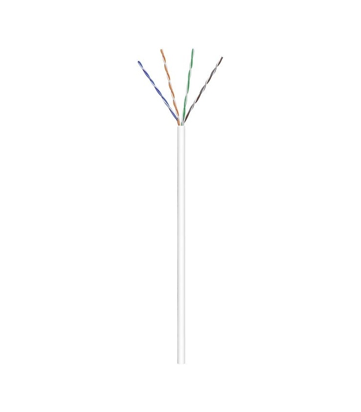 Kabel instalacyjny (linka) CAT 6 U/UTP CCA 305m biały