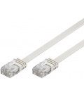 Kabel płaski Patchcord CAT 6 U/UTP RJ45/RJ45 3m biały