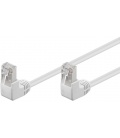 Kabel Patchcord Cat 5e F/UTP (2x90°) RJ45/RJ45 2m biały