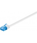 Kabel płaski Patchcord CAT 6a U/UTP RJ45/RJ45 0,5m biały