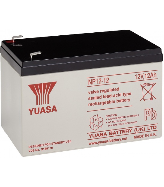 Akumulator żelowy AGM YUASA (NP12-12) 12V 12Ah