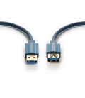 Kabel (przedłużacz) USB 3.0 A / A gniazdo 3m Clicktronic