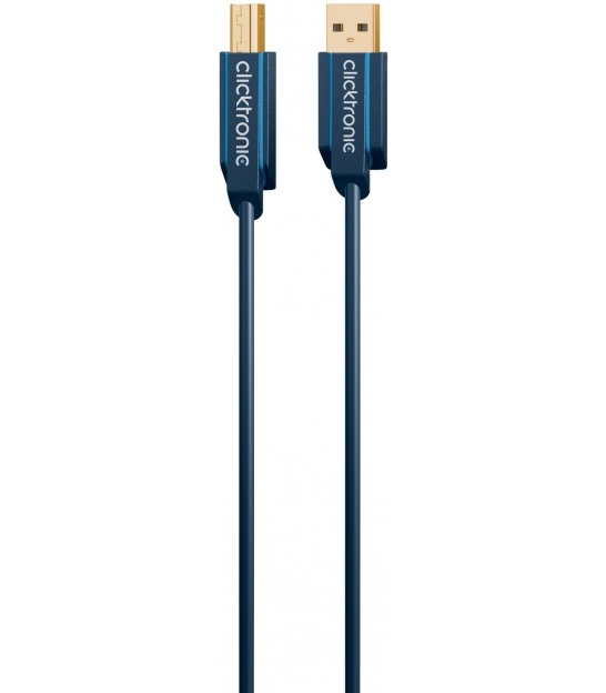 Kabel (do drukarki) USB 2.0 A / B 1,8m Clicktronic