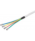 80 zestaw kabel koncentryczny antenowy dB quattro, ekranowanie 2x, CCS, 10 m