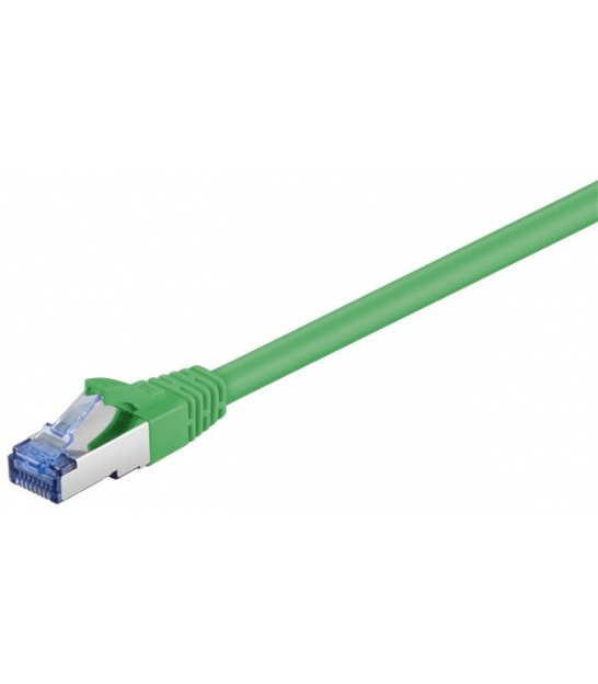 CAT 6a kabel krosowy, S/FTP (PiMF), Zielony