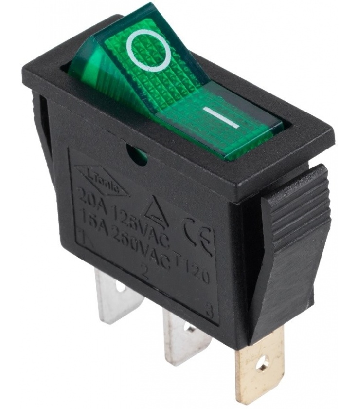 Złącze przełącznik IRS-101-1B zielony