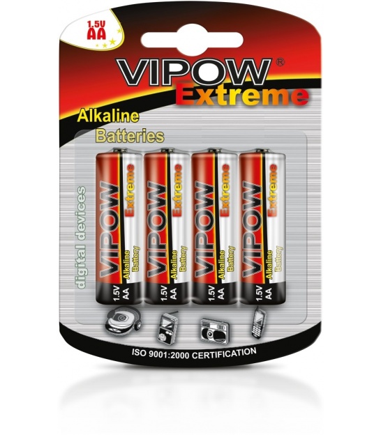 Baterie alkaliczne VIPOW EXTREME LR06 4szt./bl.