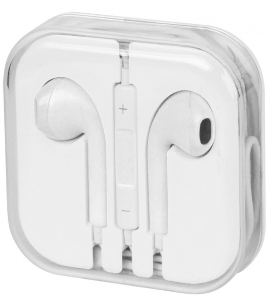 Zestaw słuchawkowy do Apple iPhone 5 / 6 / 7 biały