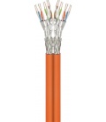 Kabel instalacyjny (drut) duplex CAT 7A S/FTP PiMF CU 500m pomarańczowy