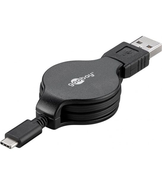 Kabel USB /USB-C™ do ładowania i synchronizacji, rozwijany