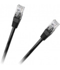 Patchcord kabel UTP 8c wtyk-wtyk 3,0m CCA czarny cat.6e