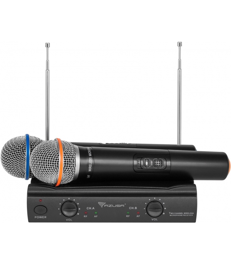 Mikrofon bezprzewodowy Azusa 2 kanały VHF V3000