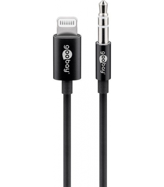  Kabel przyłączeniowy audio ze złączem Apple Lightning (3,5 mm), 1 m, czarny