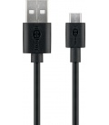 Kabel USB-Micro USB 0,5m Goobay czarny