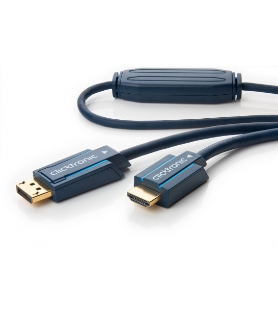 Kabel DisplayPort - HDMI 10m Clicktronic