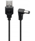 Kabel USB–DC 5,5 x 2,1 mm 1m Goobay