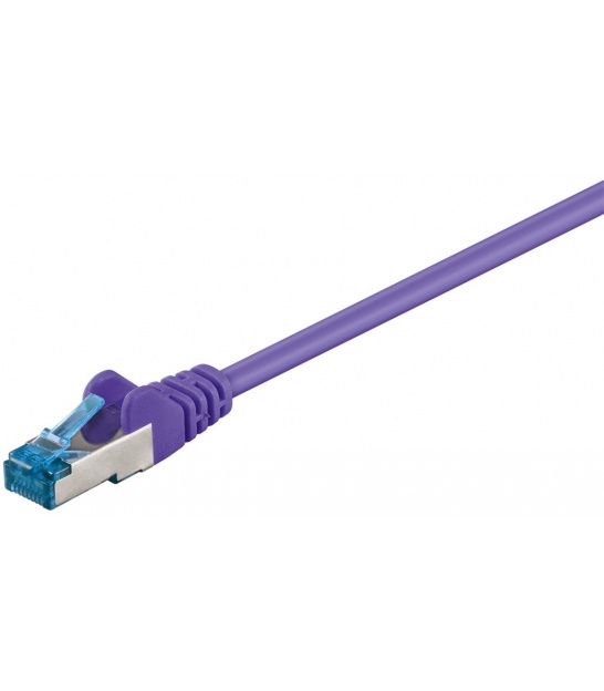 CAT 6a kabel krosowy, S/FTP (PiMF), Fioletowy