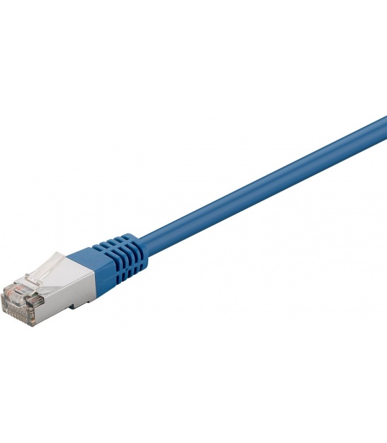 CAT 5e kabel krosowy, F/UTP, Niebieski