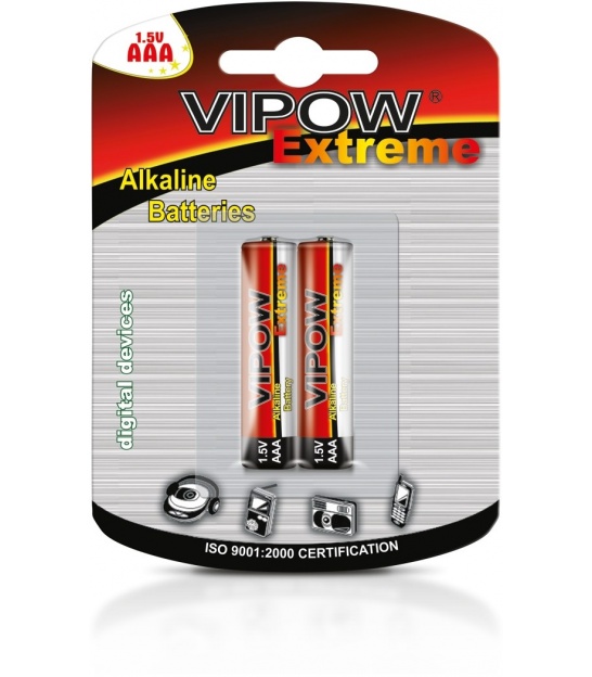 Baterie alkaliczne VIPOW EXTREME LR03 2szt./bl.