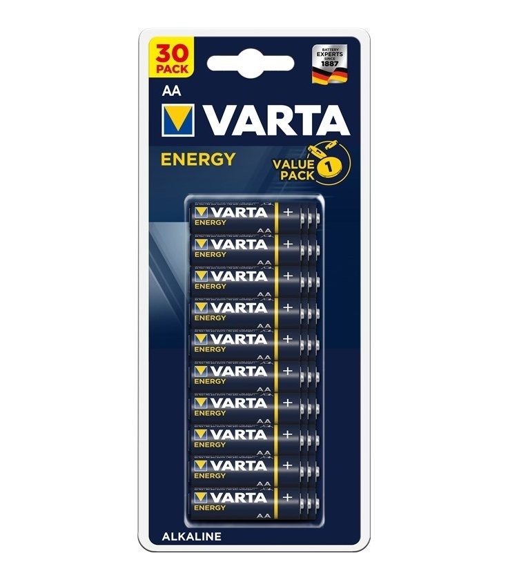 Varta Energy LR6/AA (Mignon) (4106) 1,5V 30 sztuk