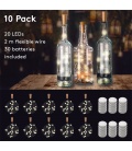 10 x 20 LED łańcuch oświetleniowy LED do butelek